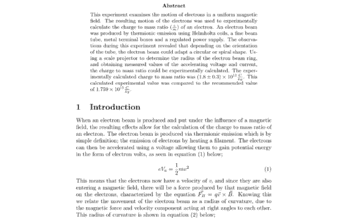 Typesetting in LaTeX